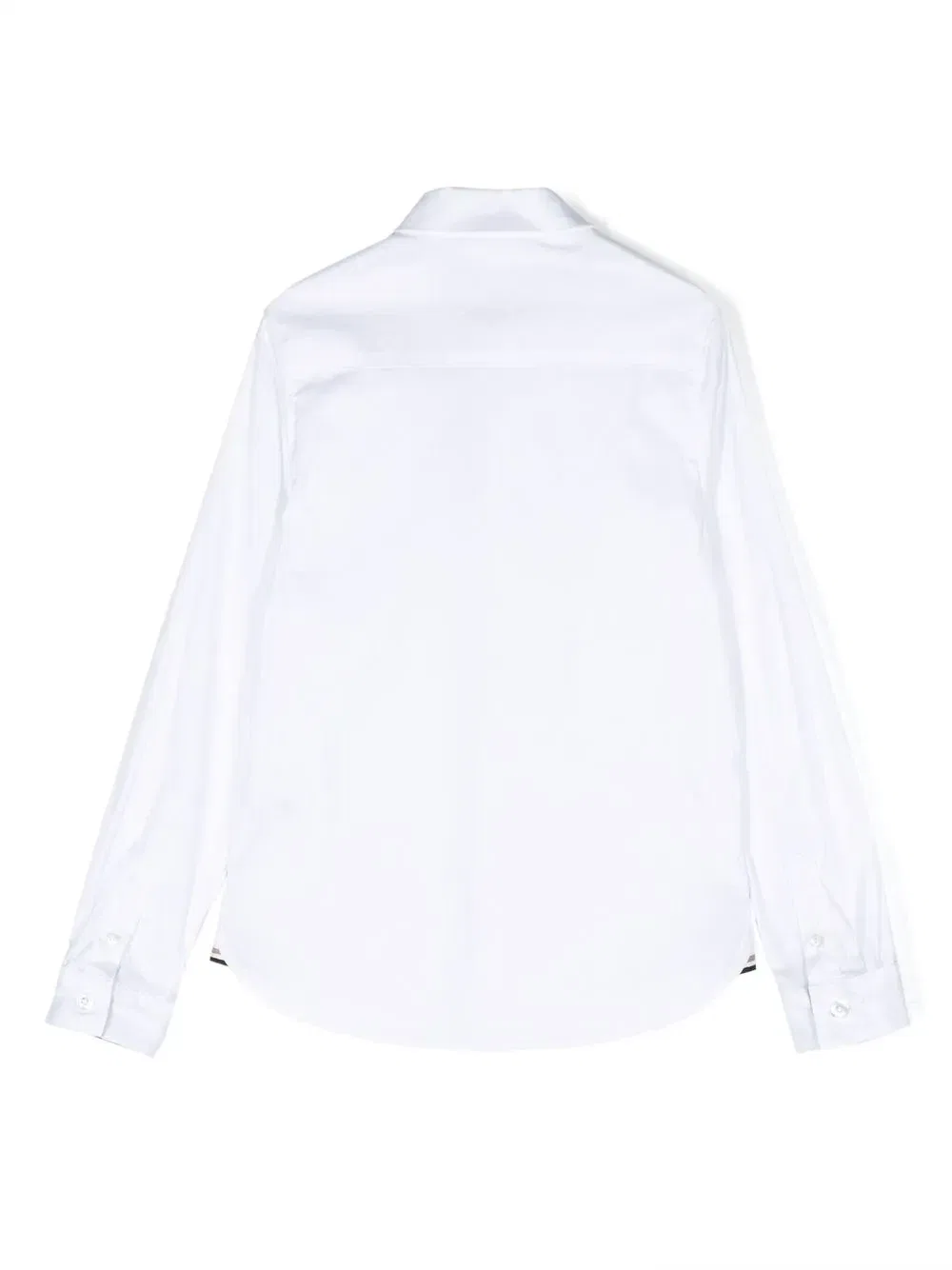 Рубашка с вышитым логотипом Boss Kidswear, белый — фото 2