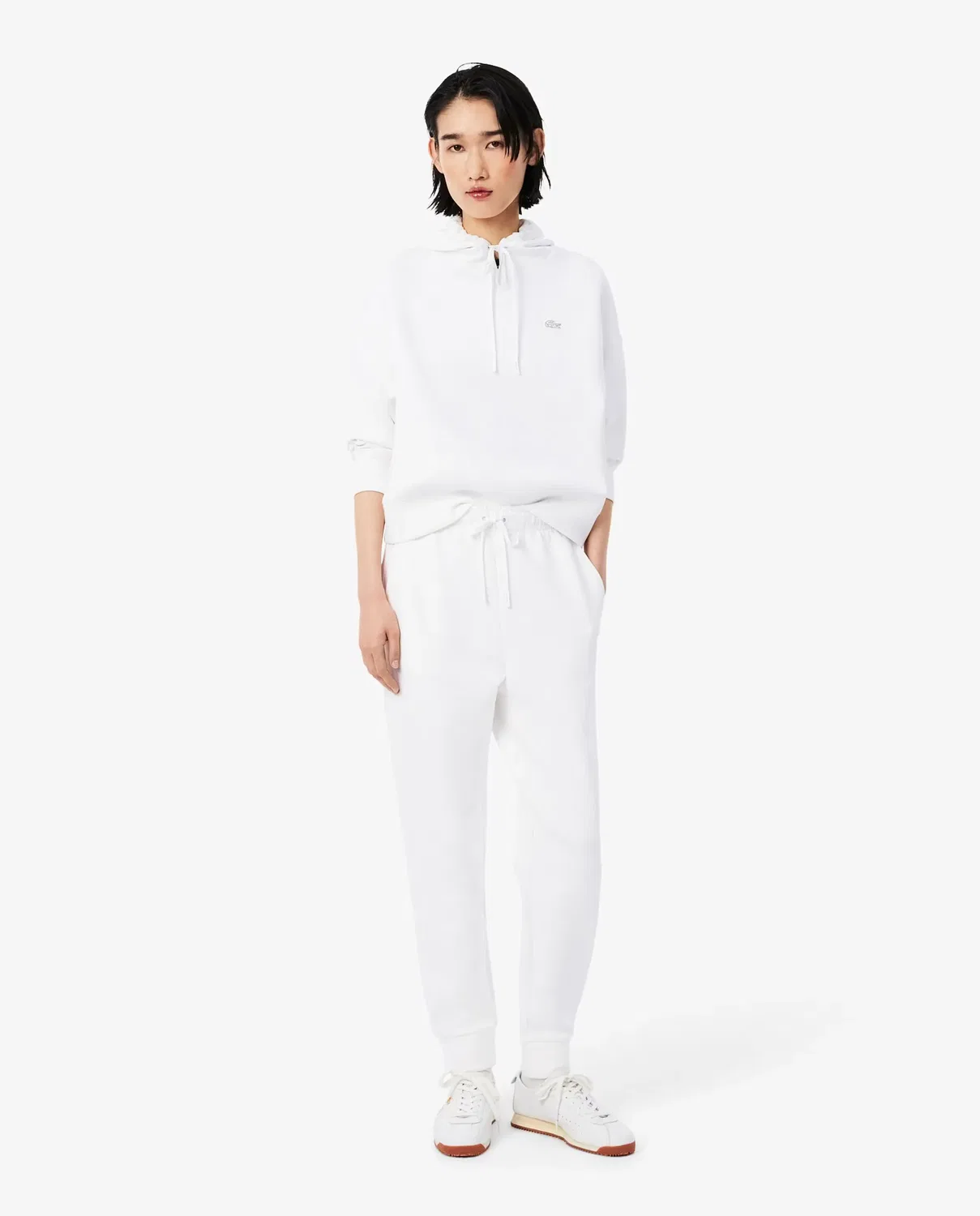 Джоггеры Lacoste Blanco, хлопковые спортивные штаны