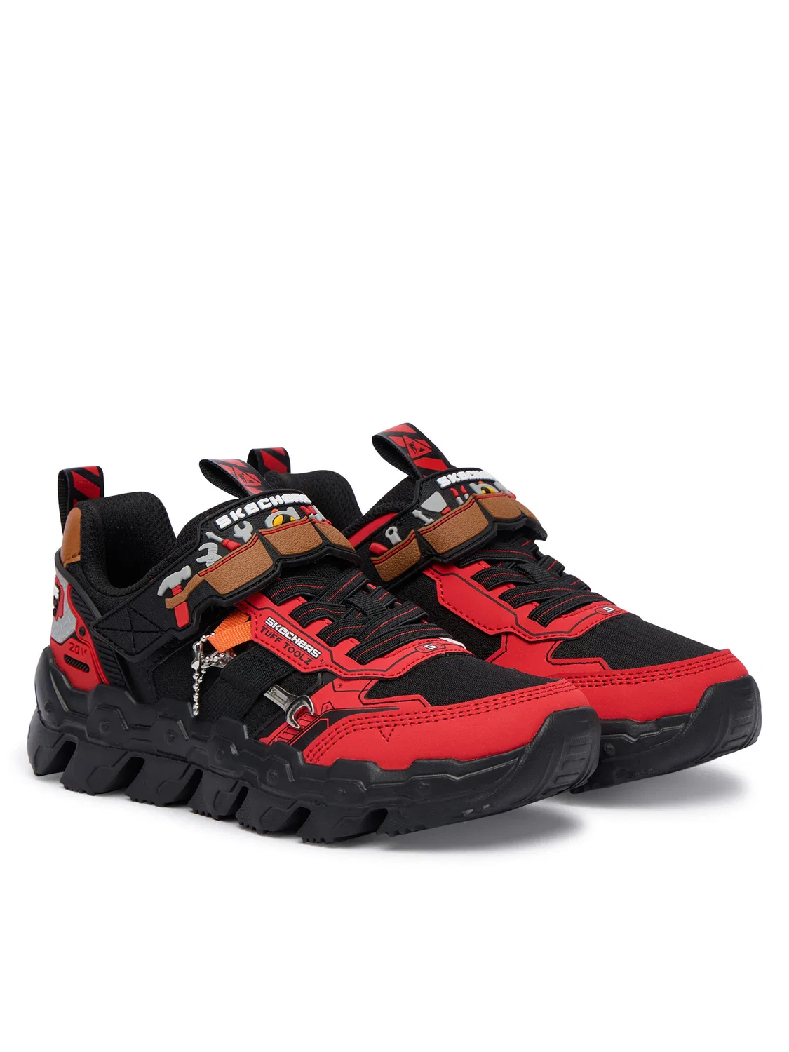 Кроссовки для мальчика Mega-Flex Lite Tuff Toolz Skechers, черный — фото 2