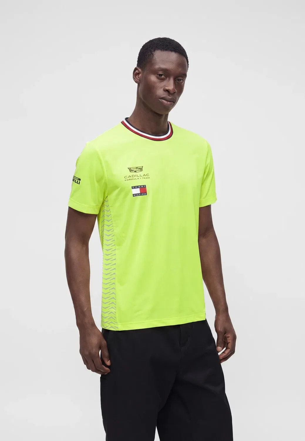 Футболка с принтом Cadillac x F1 replica set up Tommy Hilfiger, Safety Yellow — фото 4