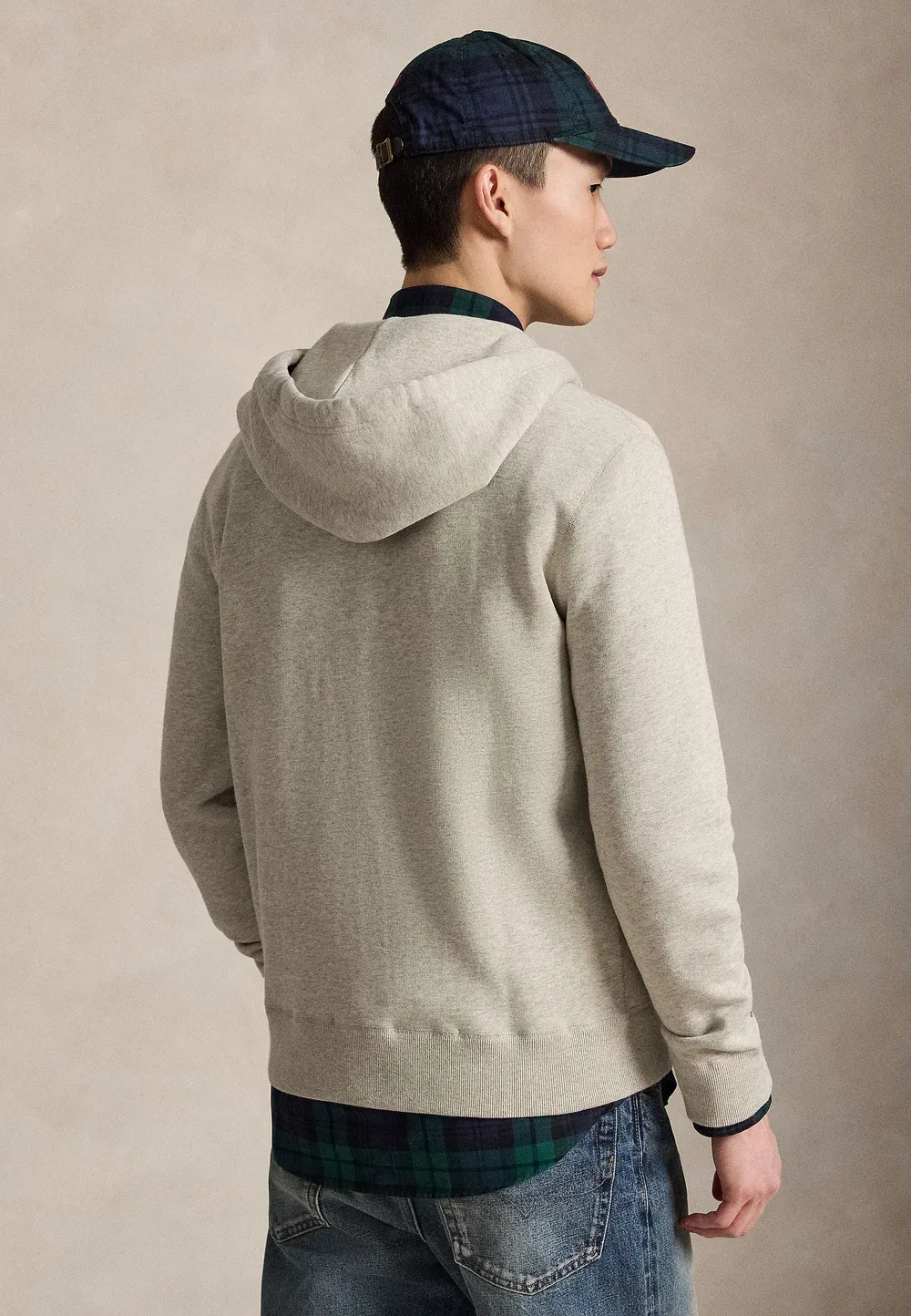 Толстовка на молнии из флиса с логотипом Polo Ralph Lauren, Lt Sport Heather — фото 3