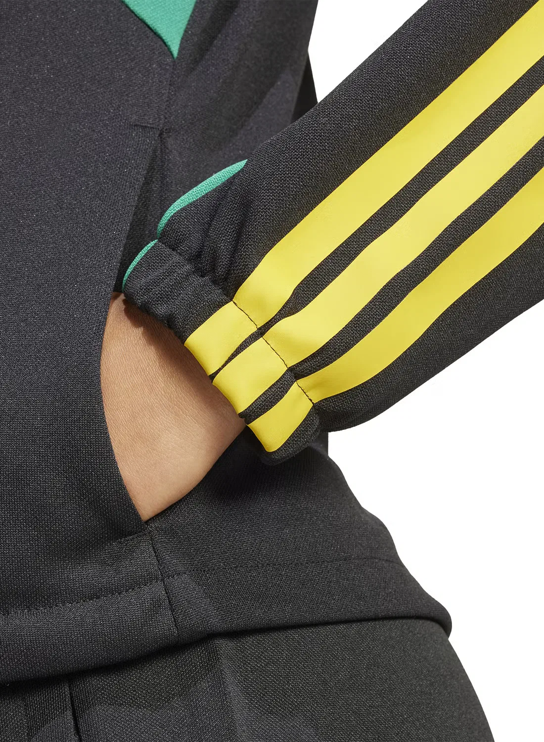 Куртка спортивная с высоким воротом Tiro Nations Pack Adidas, черный — фото 4