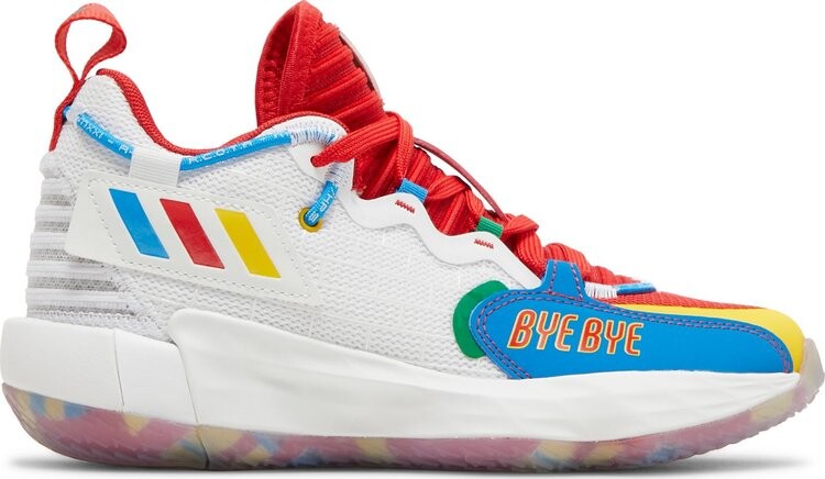 

Кроссовки Adidas LEGO x Dame 7 EXTPLY Big Kid 'Bye Bye', многоцветный