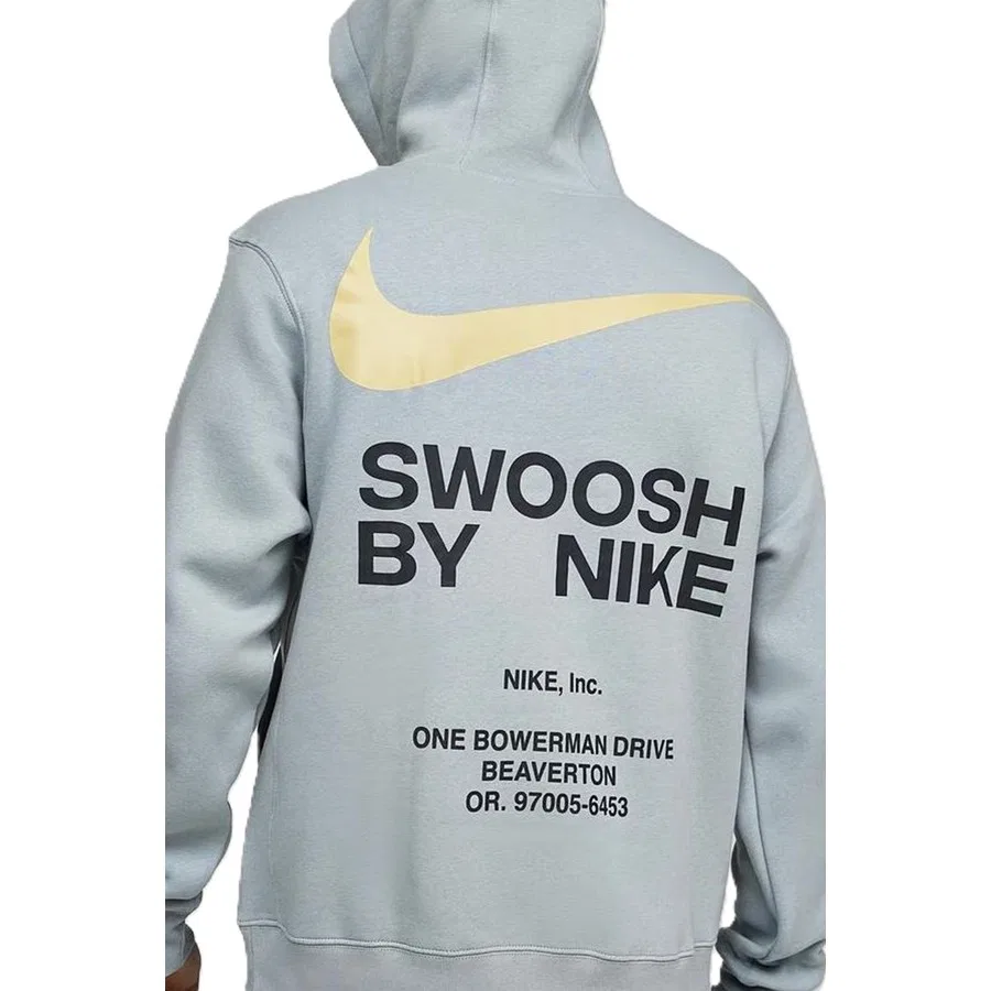 Свитшот с капюшоном с графическим принтом Nike Athletics Pullover Hoodie, Серый