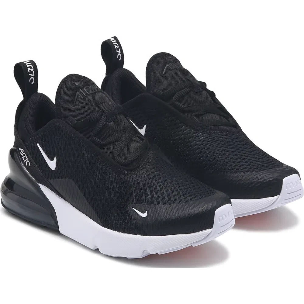 Детские кроссовки Air Max 270 Nike, Black/White