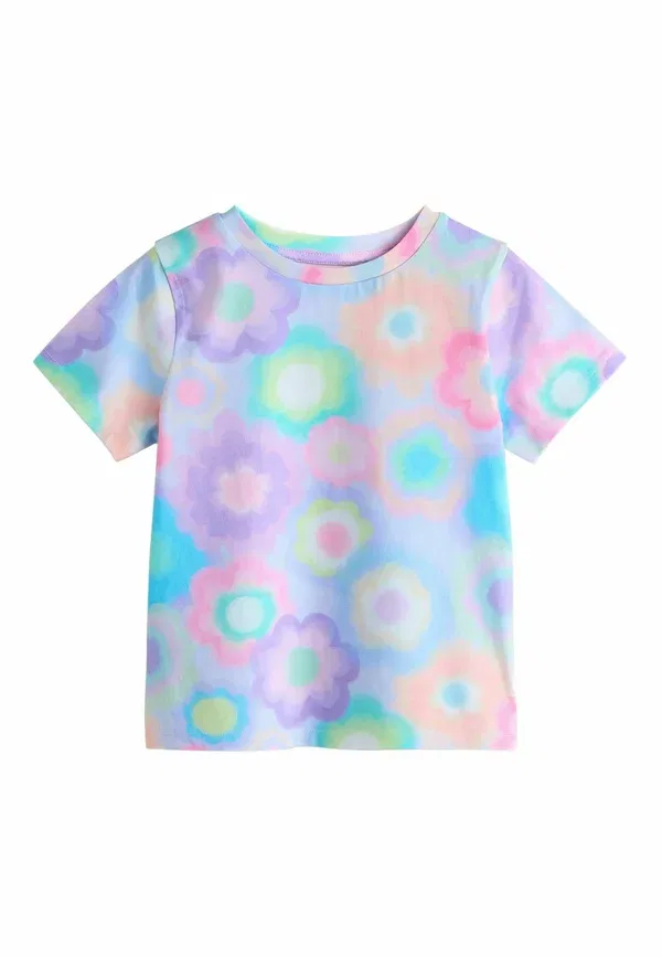 Футболка хлопковая Regular fit - 5 pack - print t-shirt Next Pink Abstract, розовый — фото 4