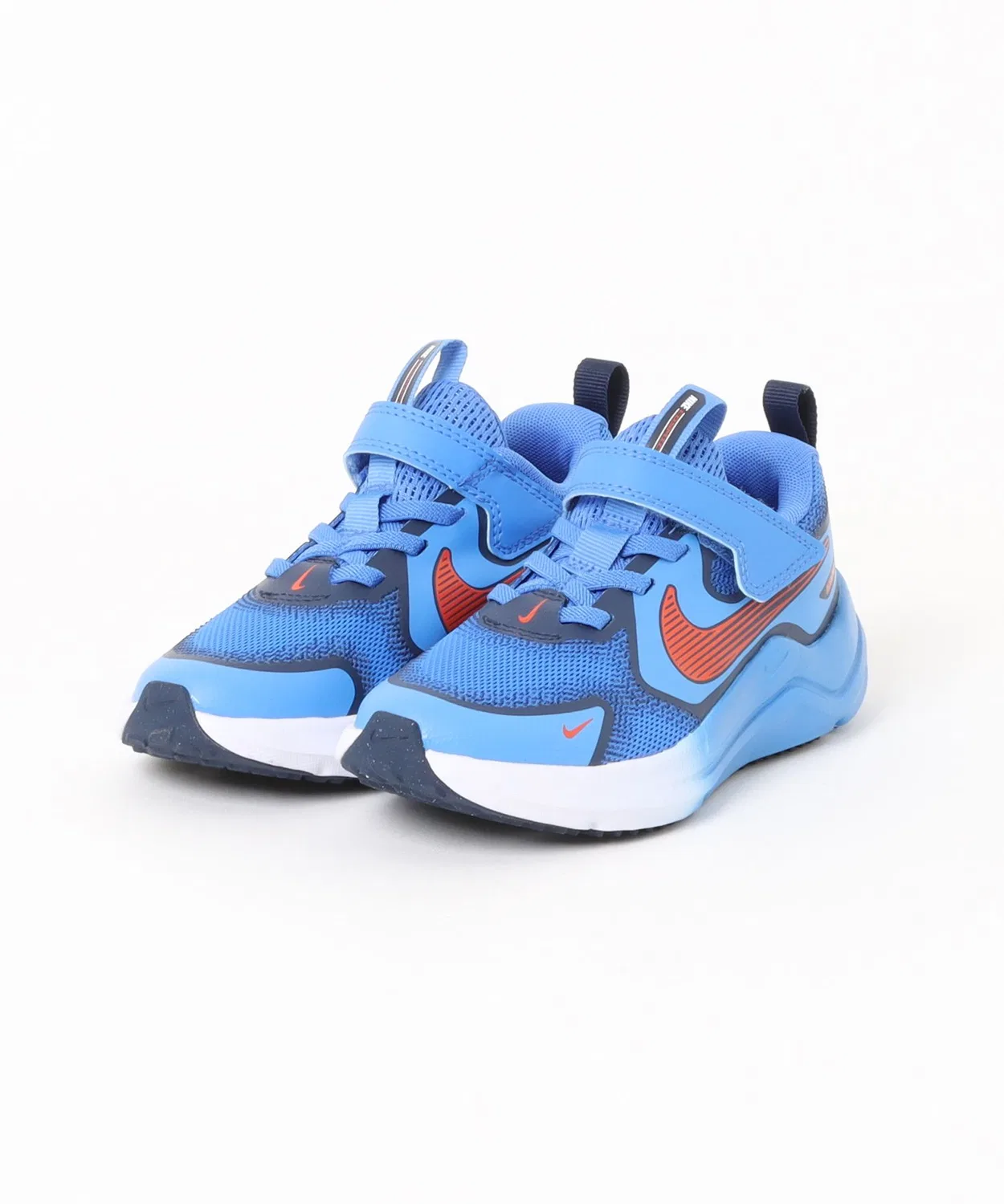 Детские кроссовки с принтом Cosmic Runner Swuosh PS NIKE, Blue/Black
