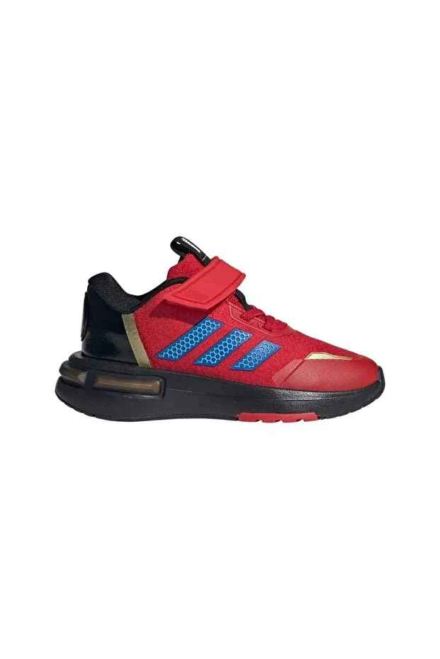 Детские кроссовки для девочек с принтом Marvel Irn Racer El K Adidas, Better Scarlet Bright Royal
