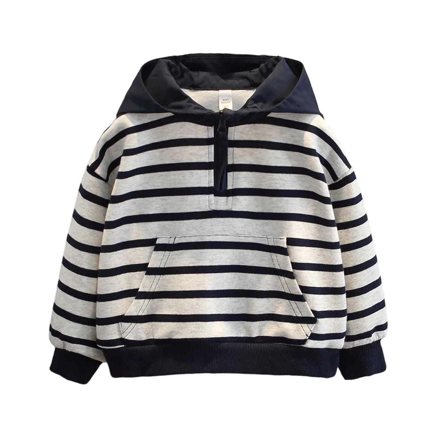 Детский свитшот с капюшоном Lanza, Navy Blue