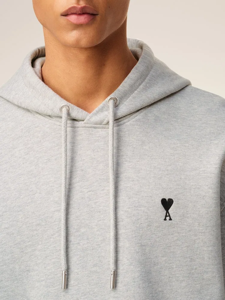 Худи с принтом Adc Hoodie AMI PARIS, Heather Ash Grey — фото 3