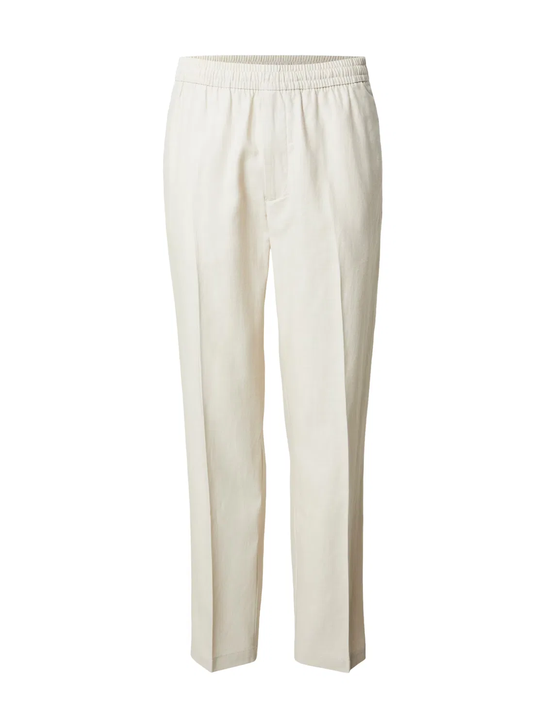 Брюки Calvin Klein Regular белого цвета из шерсти