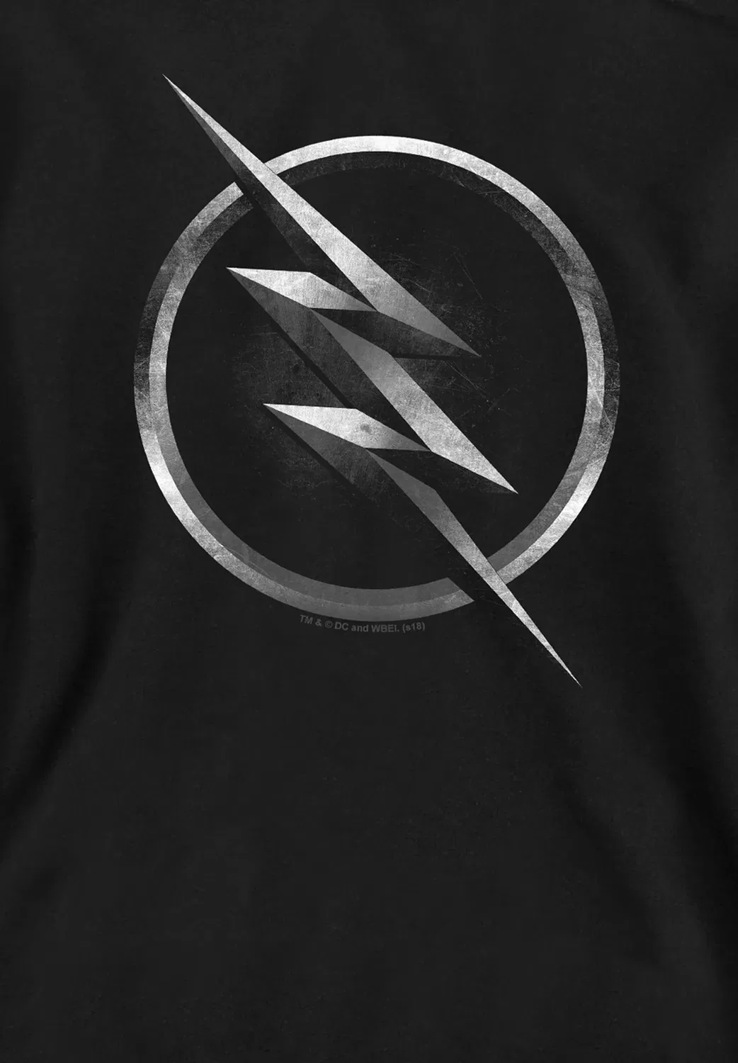 Толстовка унисекс с логотипом Flash Zoom Warner Brothers, Black — фото 3