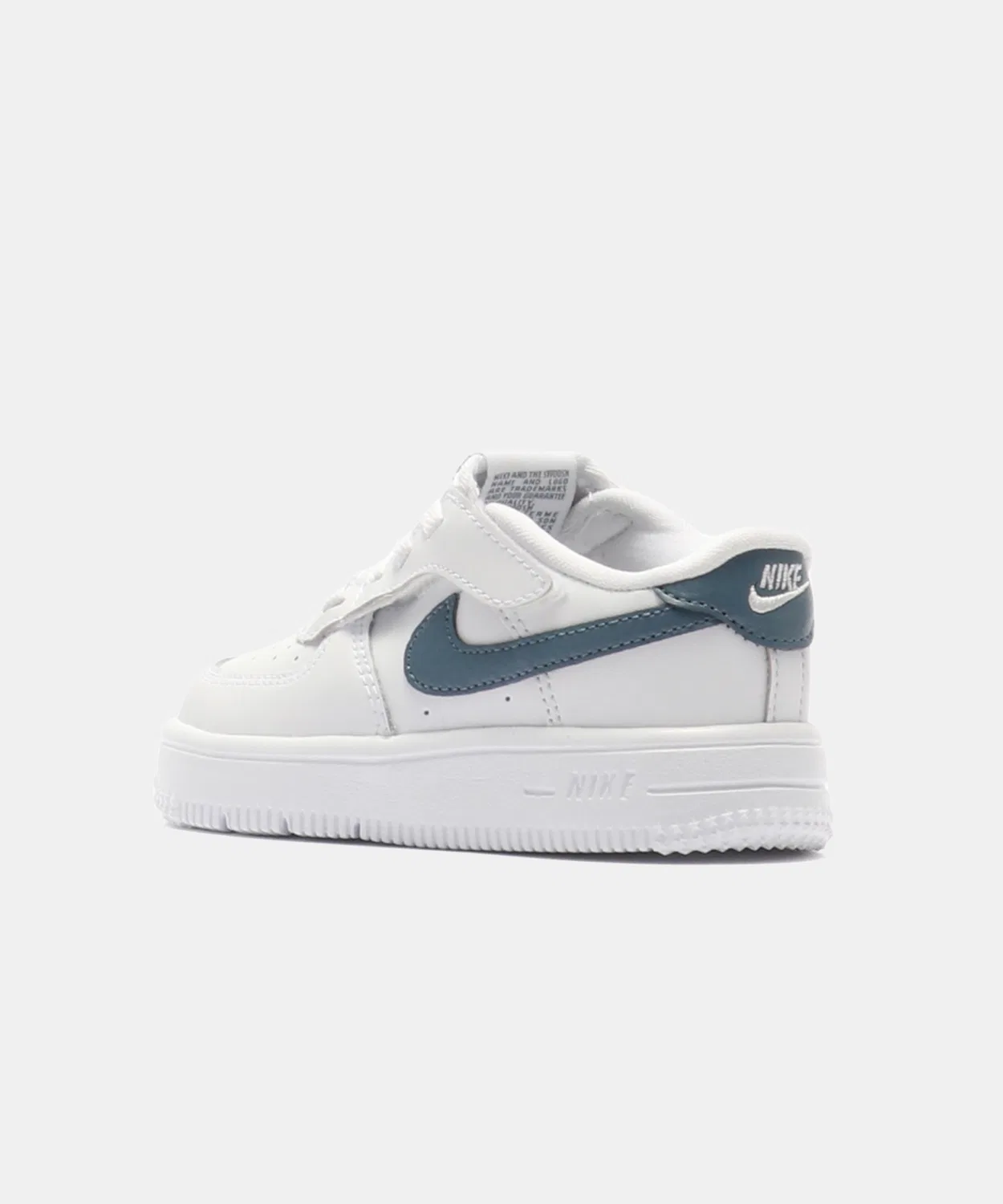 Детские кроссовки с липучкой NIKE FORCE 1 LOW EASYON BT, Белый — фото 3