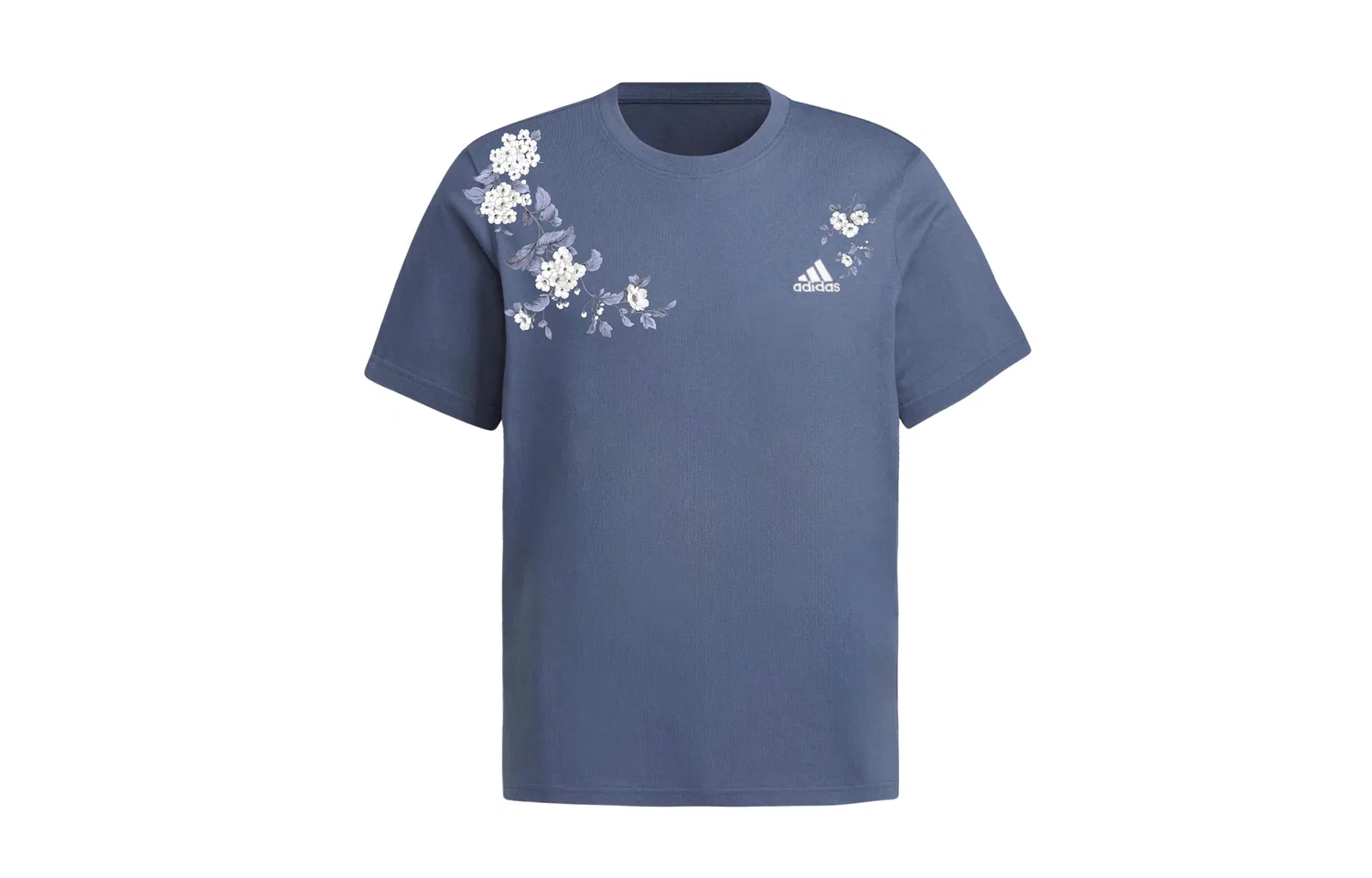 Женская футболка с принтом Adidas, Blue