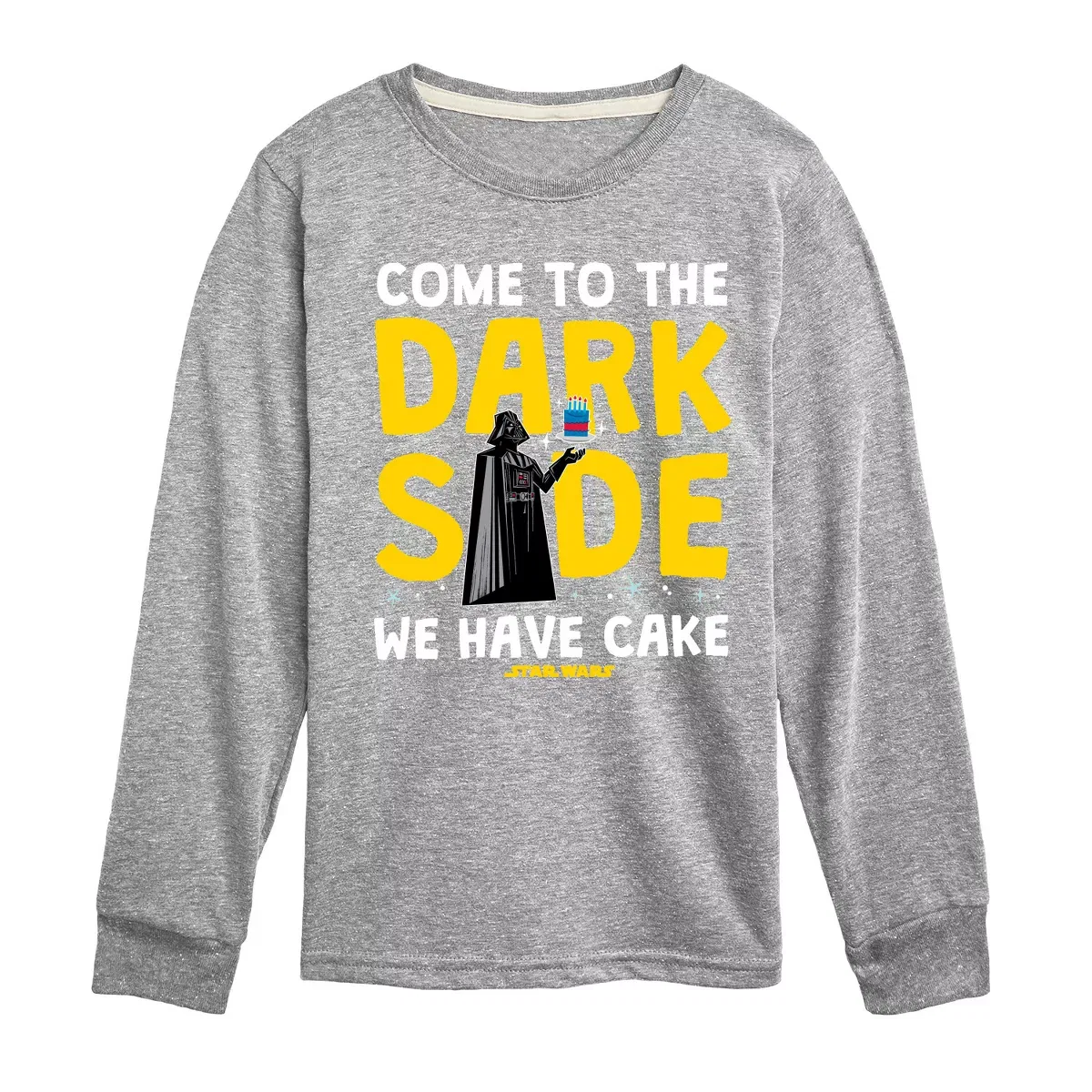 Детское футболка с длинным рукавом Star Wars Come To The Dark Side Star Wars, Black