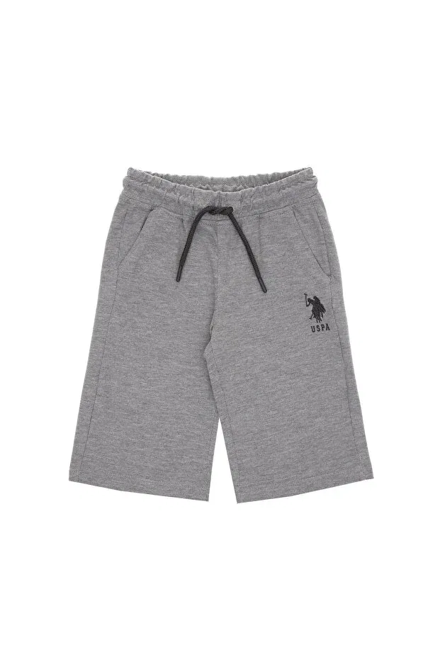 Детские шорты для мальчиков с длинной штаниной U.S. Polo Assn., Gray Melange