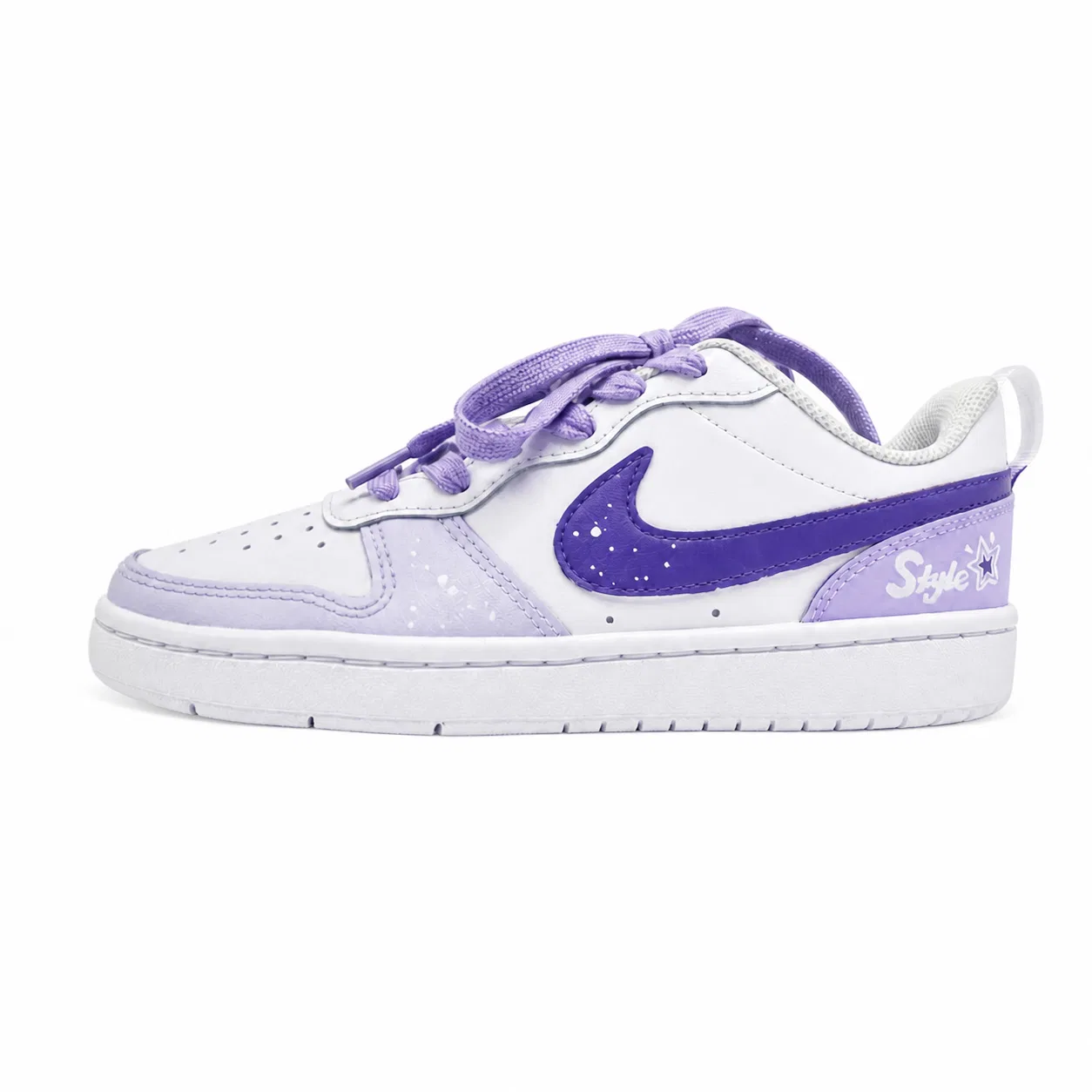Кроссовки для скейтбординга Nike Court Borough Taro Star Ice Leather Purple Blue