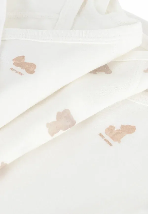 Комплект боди 3 шт Petit Bateau, разноцветный — фото 3