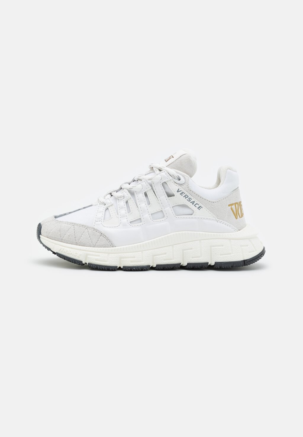 

Низкие кроссовки Trigreca Unisex Versace, цвет white/gold