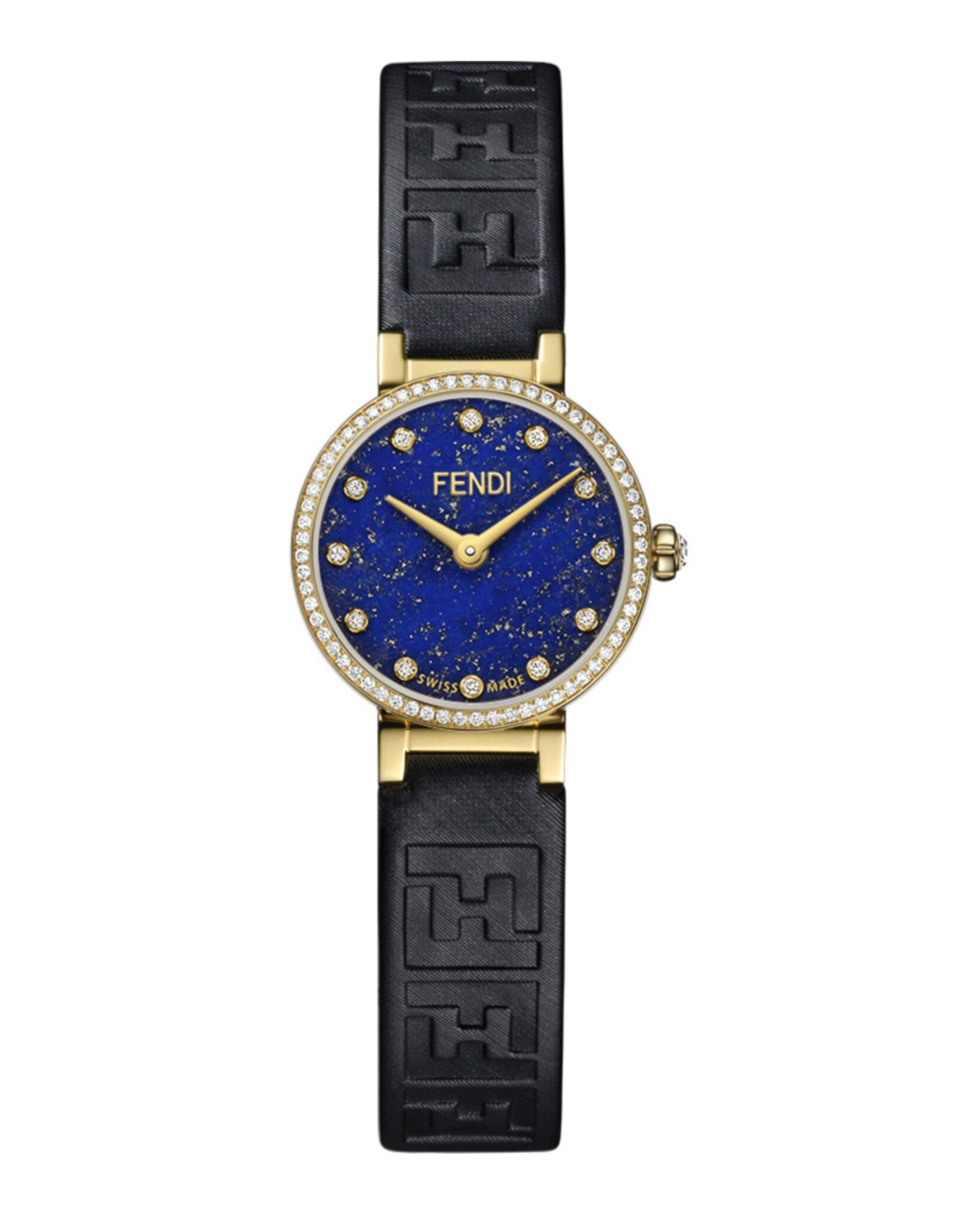 

Часы Forever Fendi Diamond, черный/золотой/синий