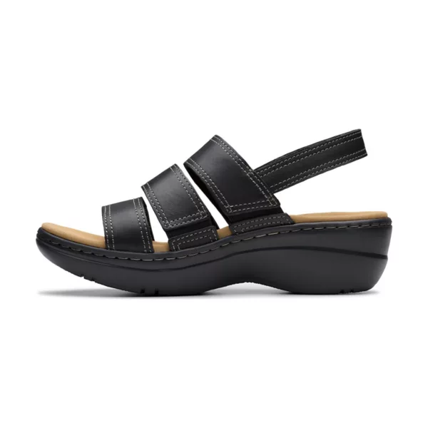 Женские босоножки на танкетке Merliah2 Clarks, черный — фото 3