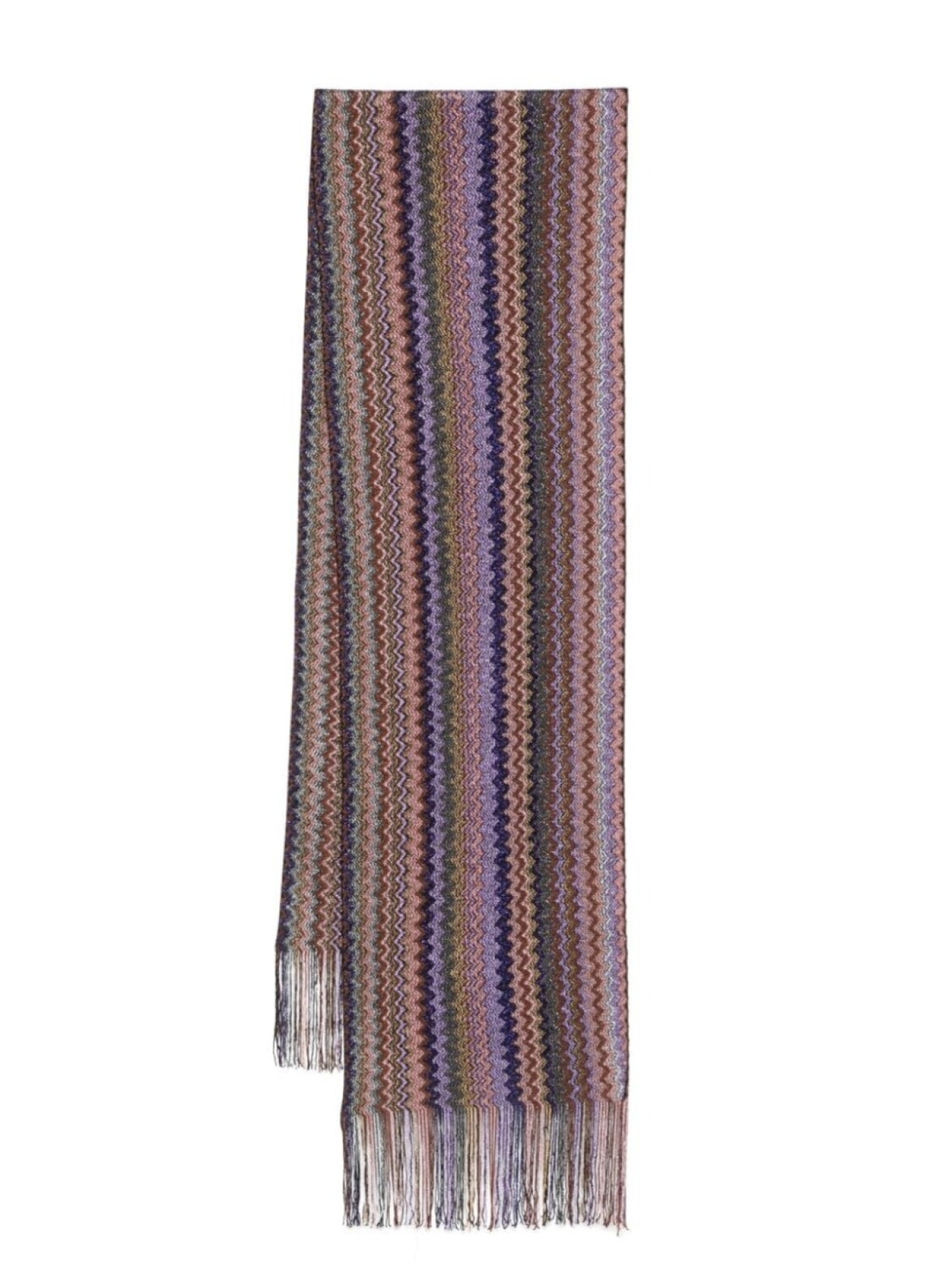 

Шарф Missoni с узором «зигзаг», синий