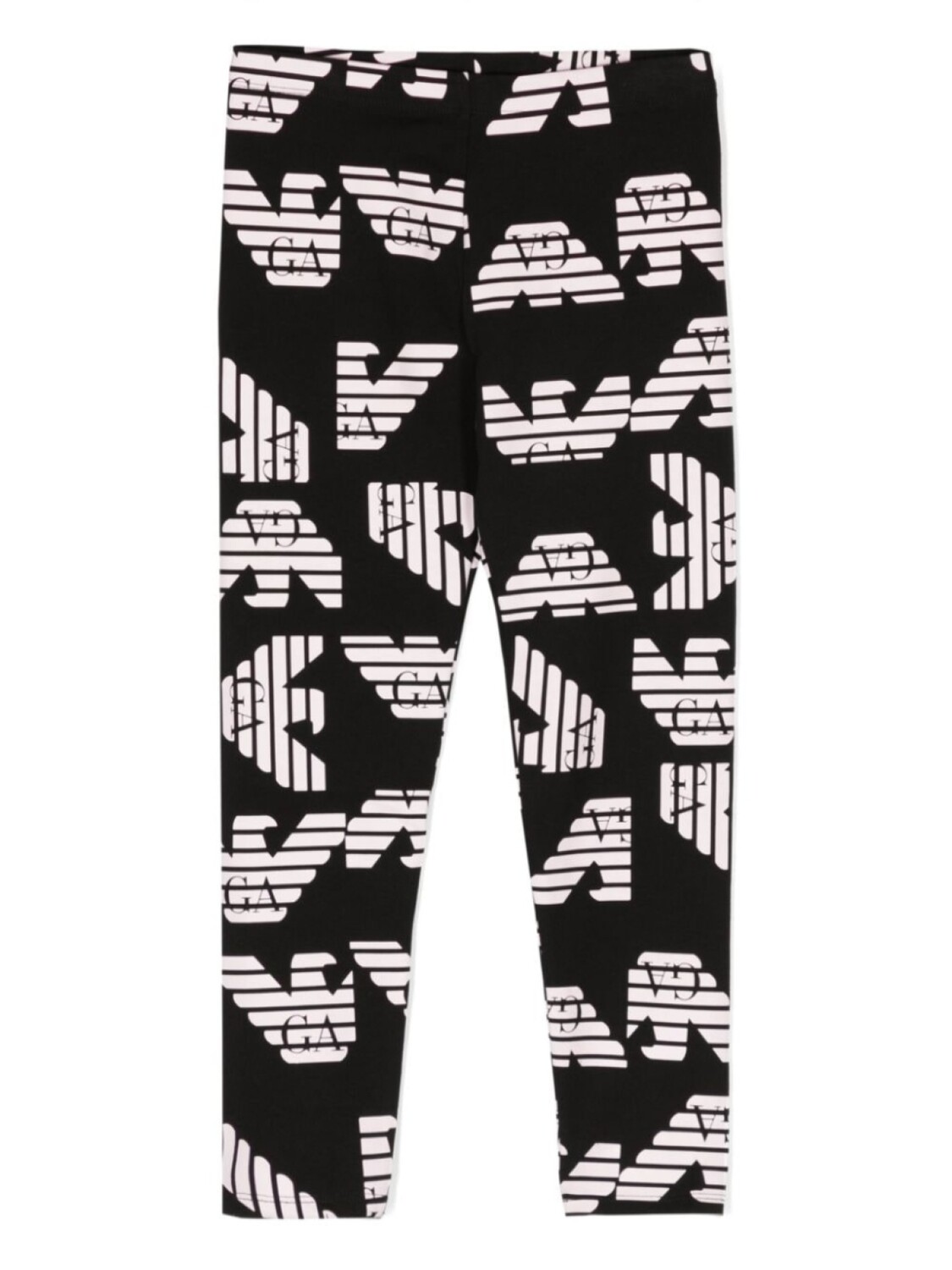 

Emporio Armani легинсы с монограммой, черный