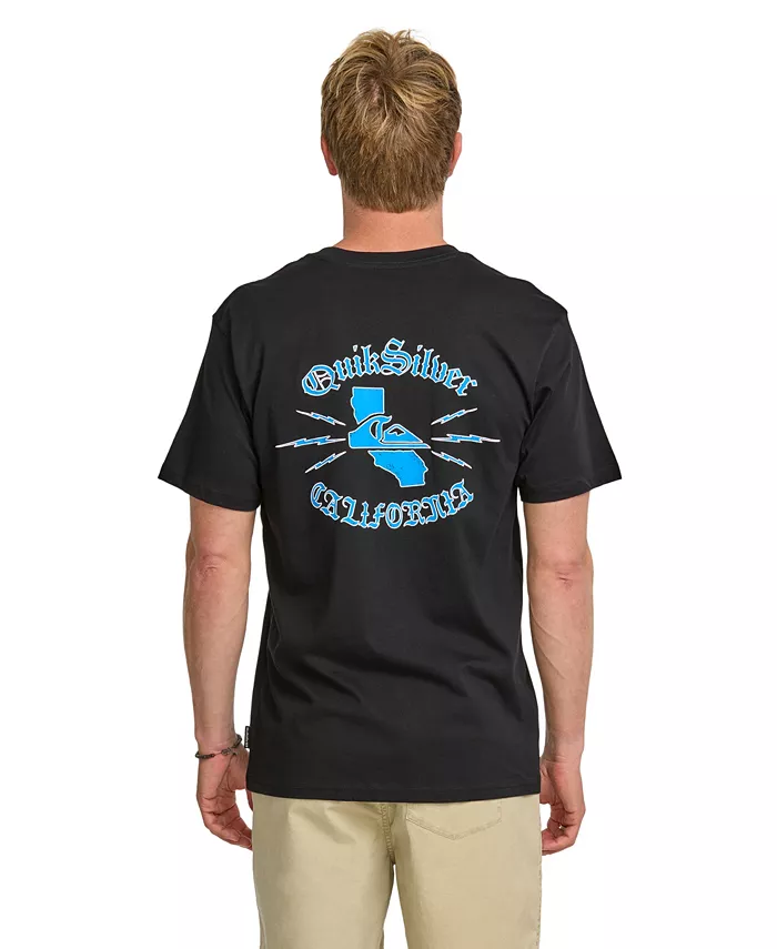 

Мужская футболка California Raised с коротким рукавом Quiksilver, черный