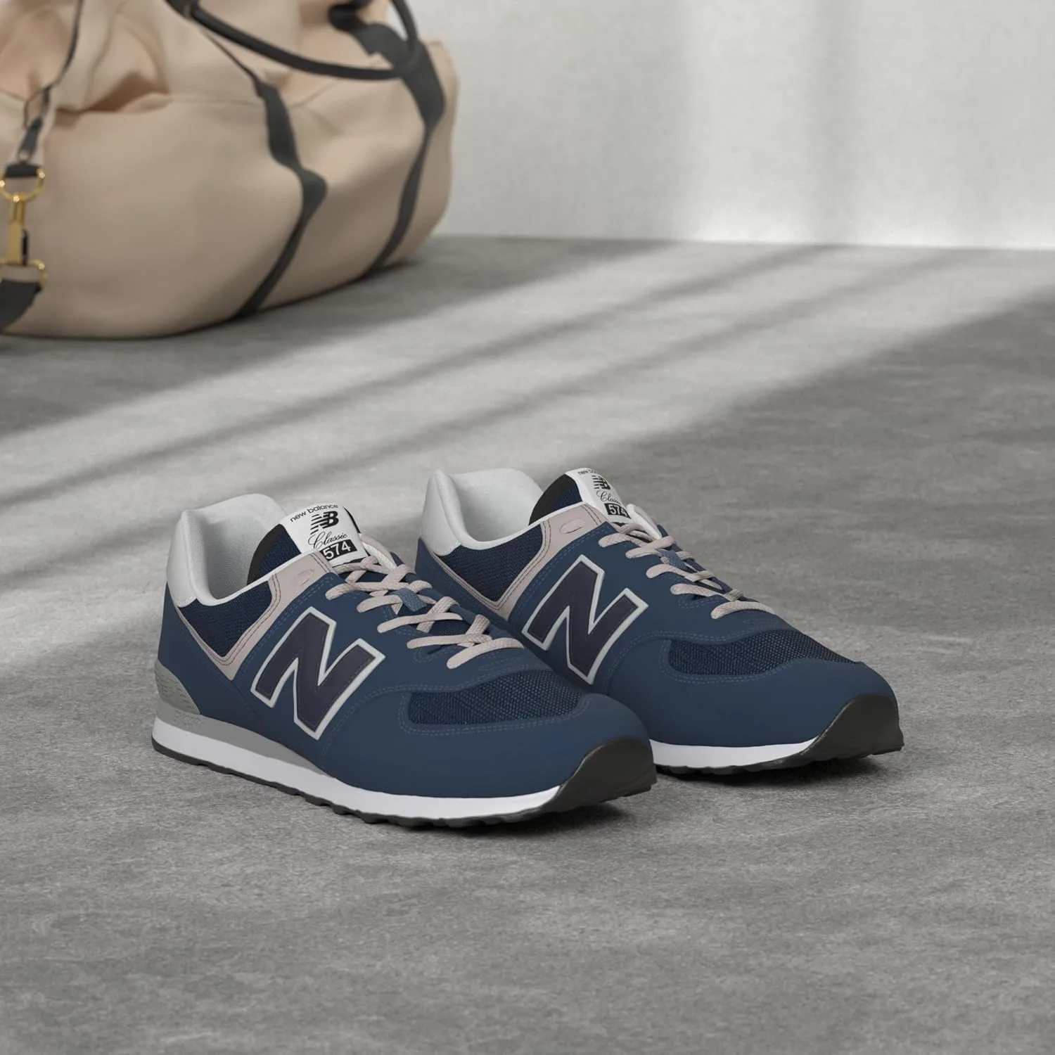 Мужские кроссовки New Balance 574, темно-синий — фото 3