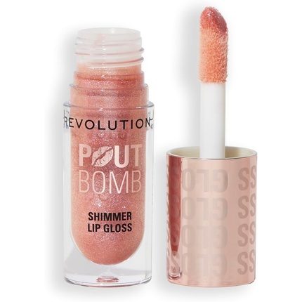 

Revolution Pout Bomb Shimmer Gloss Сияющий блеск для губ с глянцевым финишем Revolution Beauty