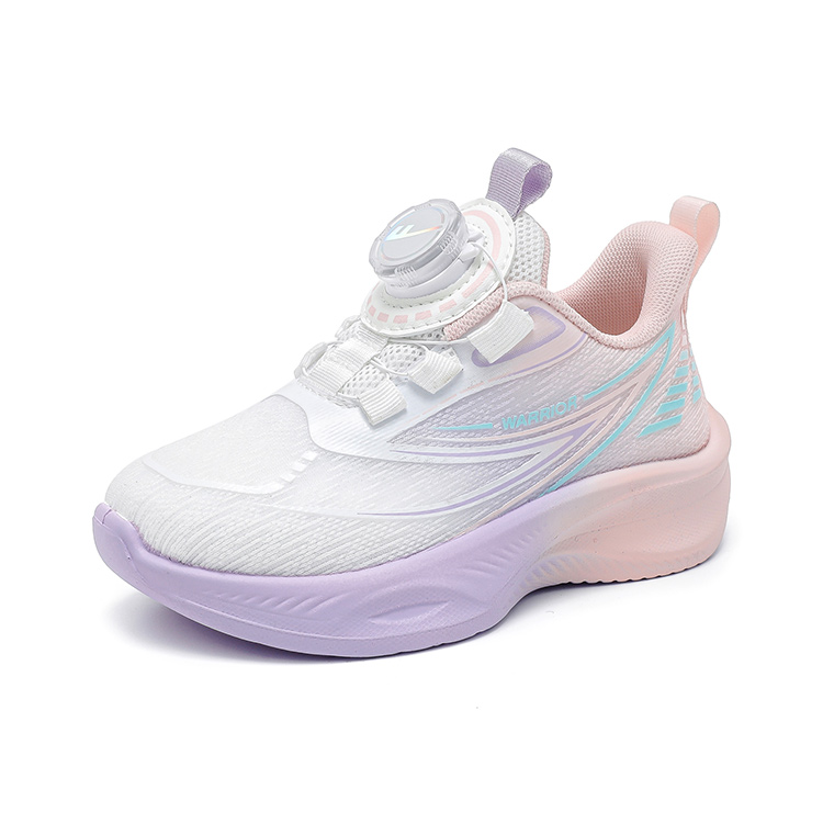 Детские кроссовки для бега Low top с амортизацией, дышащие, легкие, устойчивые к истиранию, увеличивающие рост WARRIOR, черный/серый — фото 4