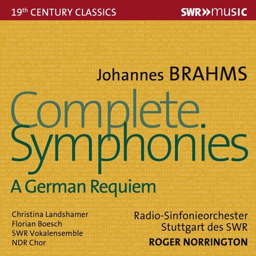 

CD диск Brahms / Norrington / Ndr Chor: Complete Symphonies