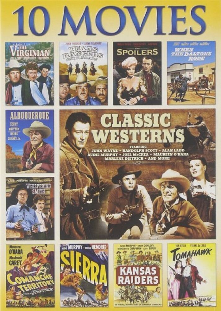 

Диск DVD Classic Westerns: 10 Movie Collection (3pc)