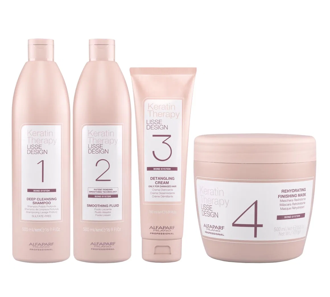 Набор для кератинового выпрямления волос Alfaparf Lisse Design Keratin Therapy Alfaparf Milano