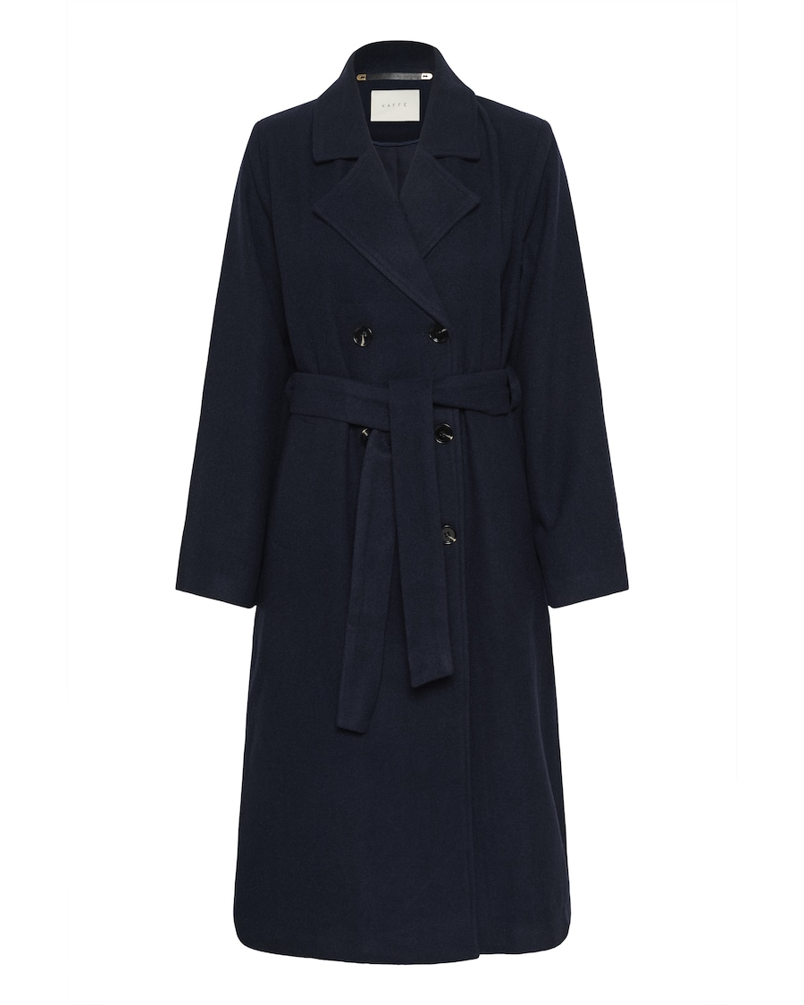 

Пальто межсезонное Kaffe Fanny, темно-синий