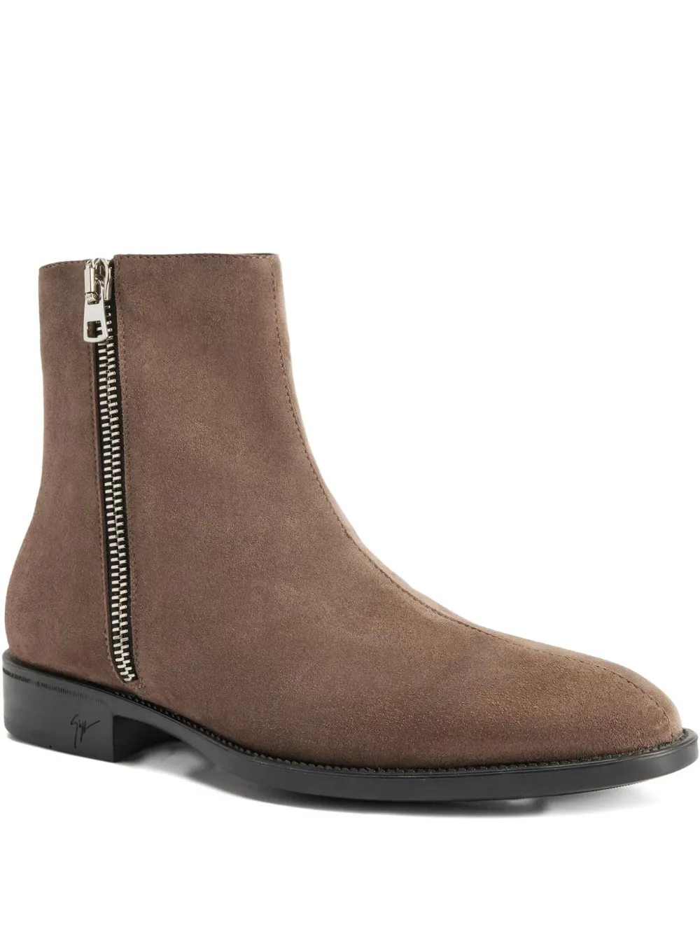

Ботинки Cassian с молнией Giuseppe Zanotti, коричневый