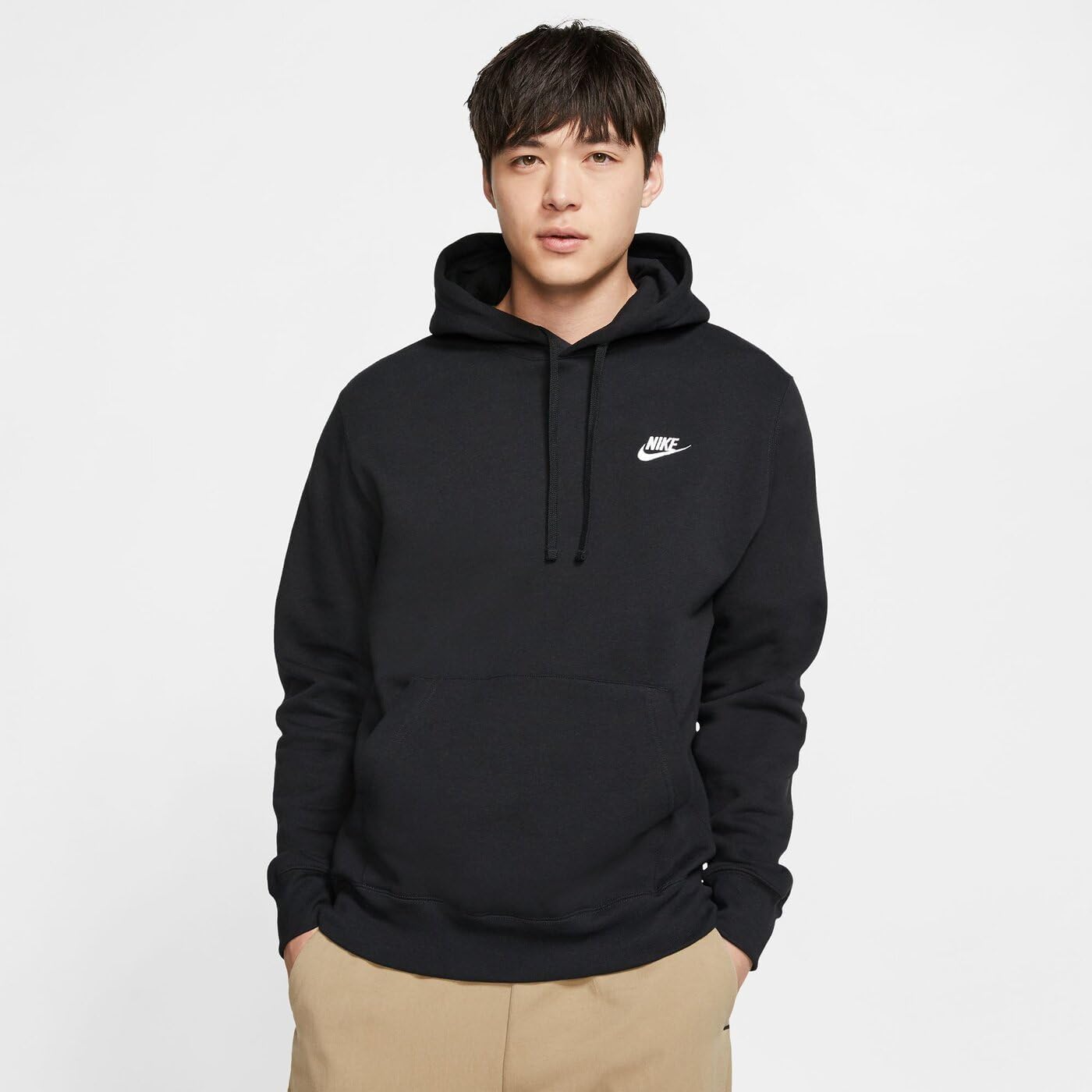 Кроссовки NIKE Men's Pull Over Hoodie, черно-белый — фото 3
