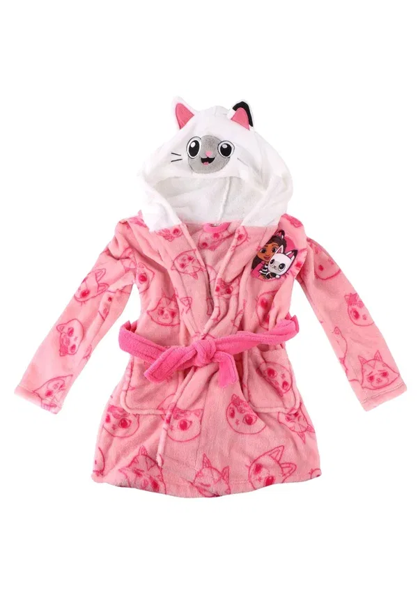 Халат Gabby's Dollhouse Dressing Gown Disney с аппликациями, розовый
