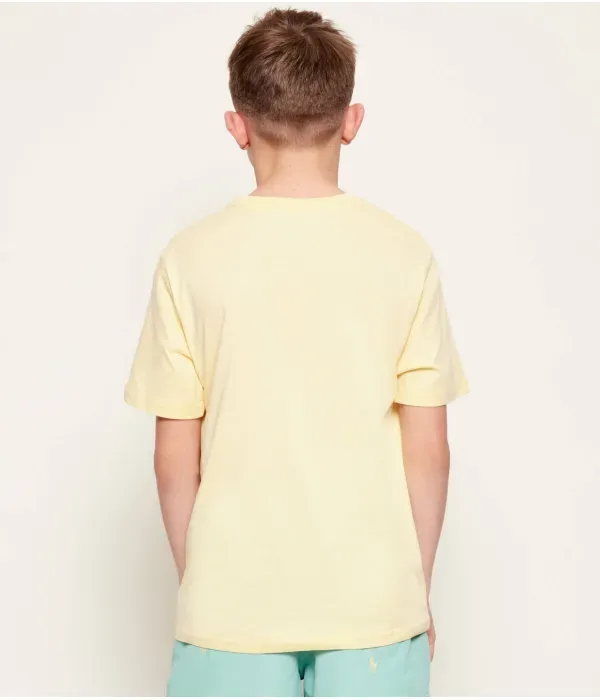 Футболка regular fit Polo Ralph Lauren, желтый — фото 3