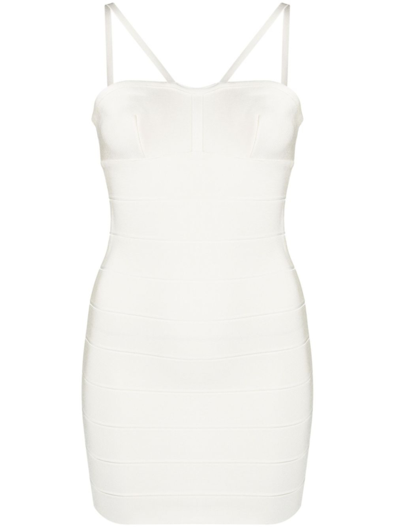 

Hervé Léger платье мини Icon Strappy, белый