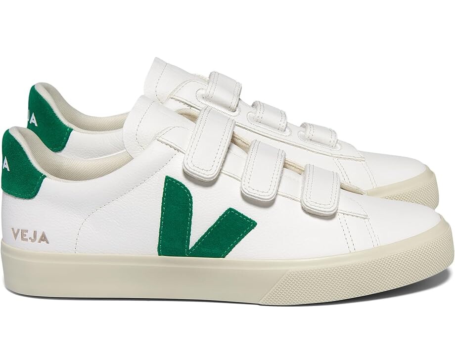Кроссовки VEJA Recife Logo, цвет Extra White/Emeraude — фото 3