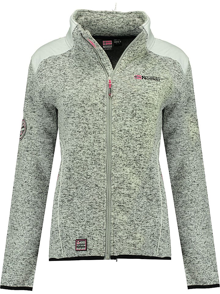 

Флисовая куртка Tourbillone серо-белого цвета Geographical Norway