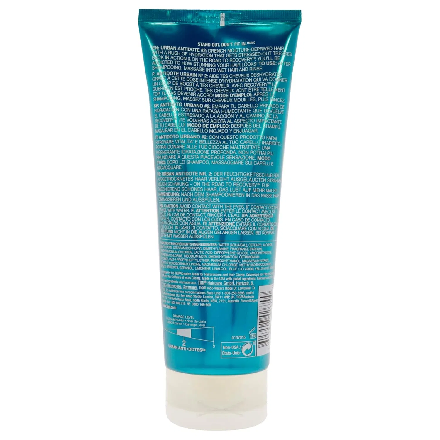 Увлажняющий кондиционер TIGI Bed Head Urban Antidotes Recovery, 200 мл Bed Head — фото 4