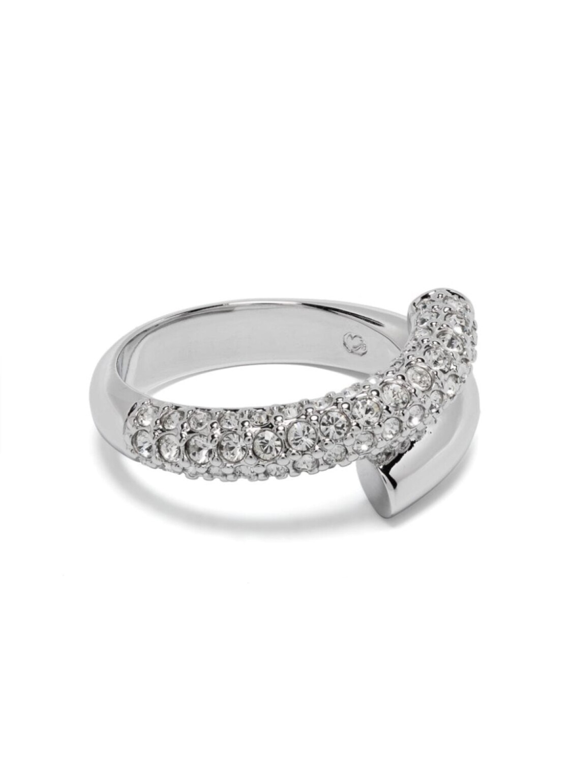 

Кольцо с кристаллами Dextera Swarovski, серебряный
