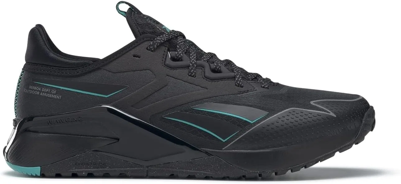Мужские кроссовки Reebok Nano X2 Tr Adventure для легкой атлетики, Black Teal Grey — фото 2