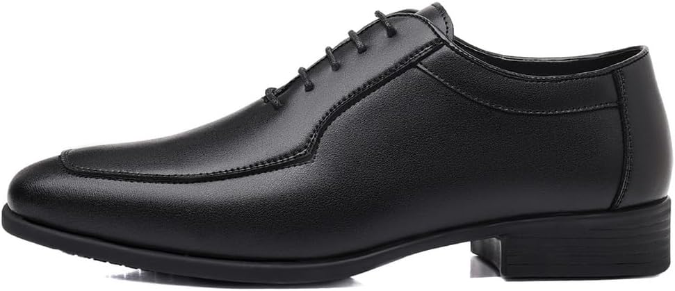 

Мужские классические туфли KYOESCAI, комфортные оксфорды на шнуровке для свадеб, бизнеса, офиса, выпускных, черный