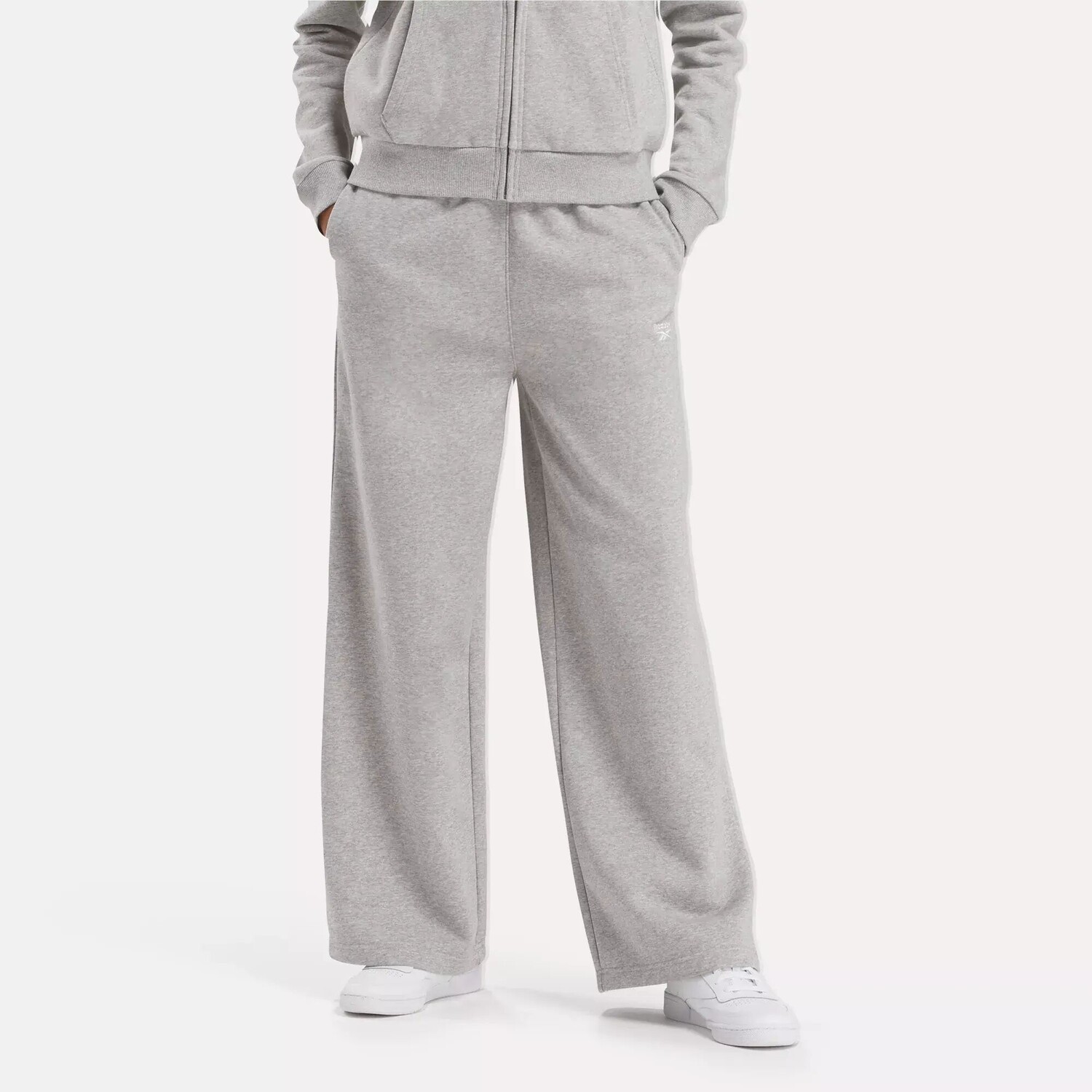 

Широкие флисовые брюки Identity Reebok, серый