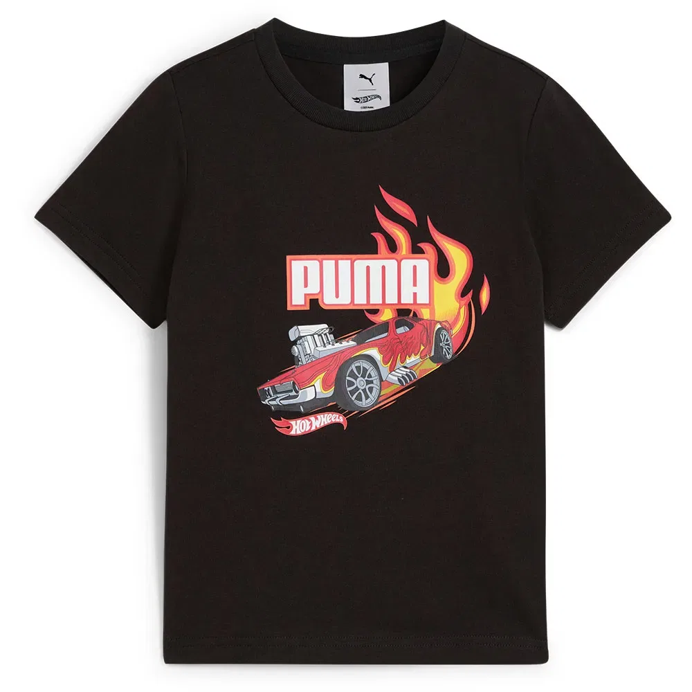 Футболка с коротким рукавом Graphic Hot Wheels Puma, черный