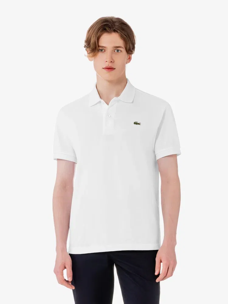 Футболка с коротким рукавом, Regular Fit, Polo LACOSTE, White — фото 4