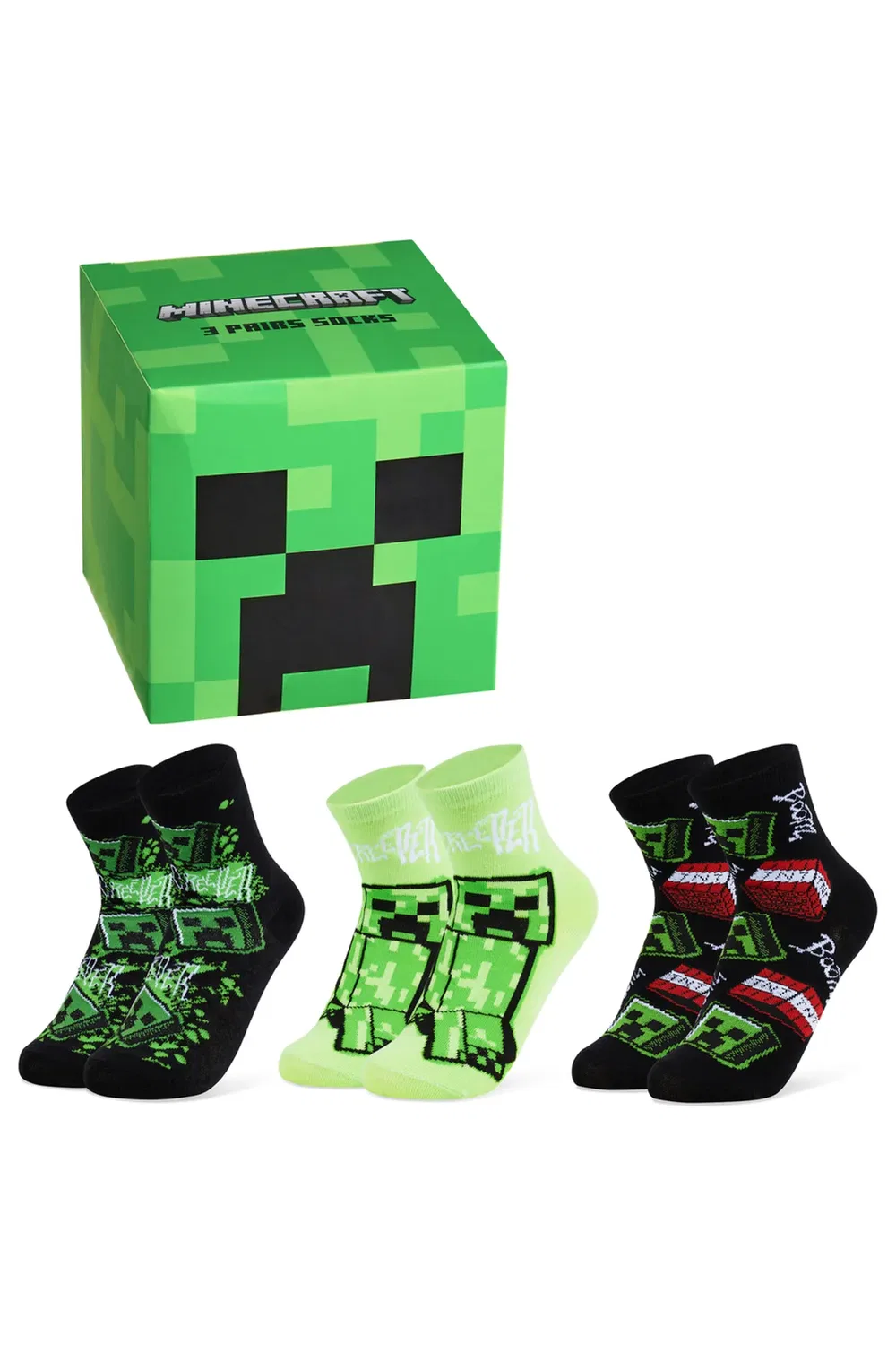 Носки 3 пары Minecraft, Multi